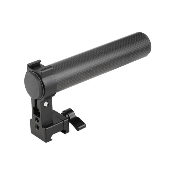 camvate handle grip (carbon fiber construction) with quick release nato clamp & shoe mount for dslr camera cage kit item code: c2360
camvate handle grip (carbon fiber construction) with quick release nato clamp & shoe mount for dslr camera cage kit item code: c2360