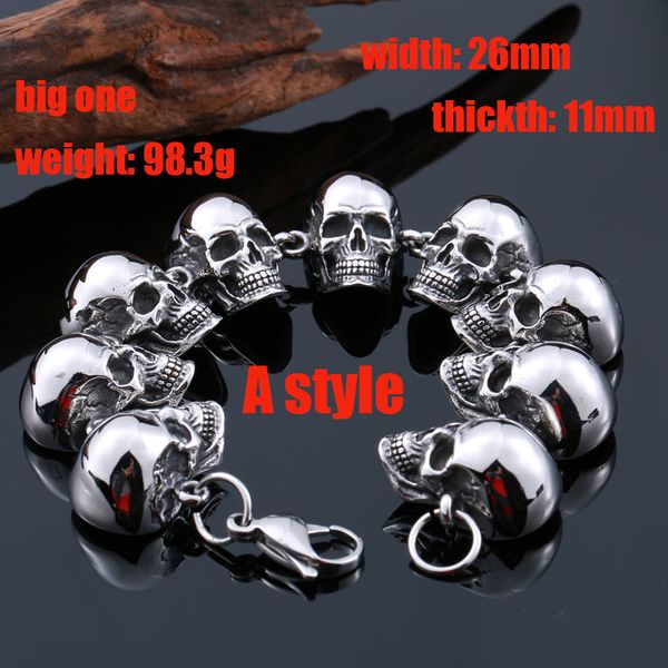 beier 316l stainless steel bracelet punk skull bracelet for vintage cool dragon style men's bracelet jewelry llbc8-036r, Golden;silver
beier 316l stainless steel bracelet punk skull bracelet for vintage cool dragon style men's bracelet jewelry llbc8-036r, Golden;silver