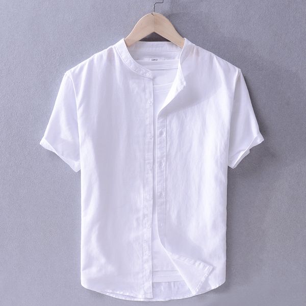 2019 suehaiwe's brand linen shirt men solid white summer shirts men casual stand collar shirt for fashion chemise, White;black
2019 suehaiwe's brand linen shirt men solid white summer shirts men casual stand collar shirt for fashion chemise, White;black