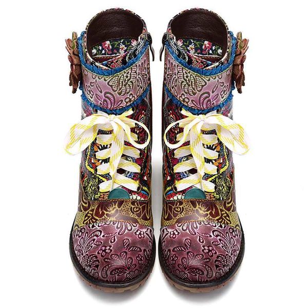 socofy bohemian retro cowgirl genuine leather splicing winter boots women shoes woman zipper western booties mx200324, Black
socofy bohemian retro cowgirl genuine leather splicing winter boots women shoes woman zipper western booties mx200324, Black