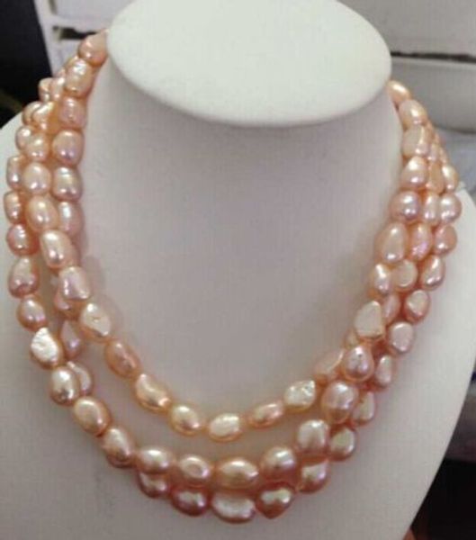 10x10 jewerly gorgeous natural 9-10mm south sea pink purple pearl necklace 48inch, Silver
10x10 jewerly gorgeous natural 9-10mm south sea pink purple pearl necklace 48inch, Silver
