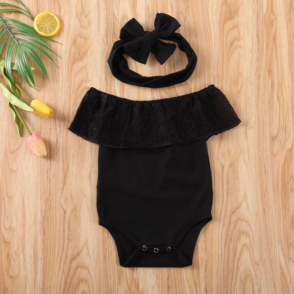 baby bodysuit 2pcs newborn kid baby girl lace clothes off shoulder bodysuits +headband summer outfit set, White
baby bodysuit 2pcs newborn kid baby girl lace clothes off shoulder bodysuits +headband summer outfit set, White
