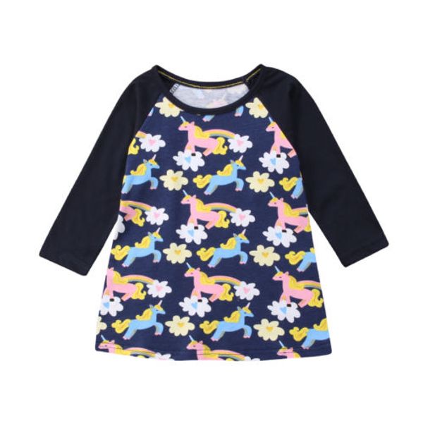6m-7t kids girl's long sleeve cotton unicorn dress party dresses clothes, Red;yellow
6m-7t kids girl's long sleeve cotton unicorn dress party dresses clothes, Red;yellow