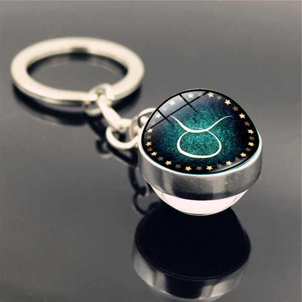 new accessories double-sided crystal glass ball keychain twelve constellation time stone keychain keyring creative couple jewelry gifts, Slivery;golden
new accessories double-sided crystal glass ball keychain twelve constellation time stone keychain keyring creative couple jewelry gifts, Slivery;golden