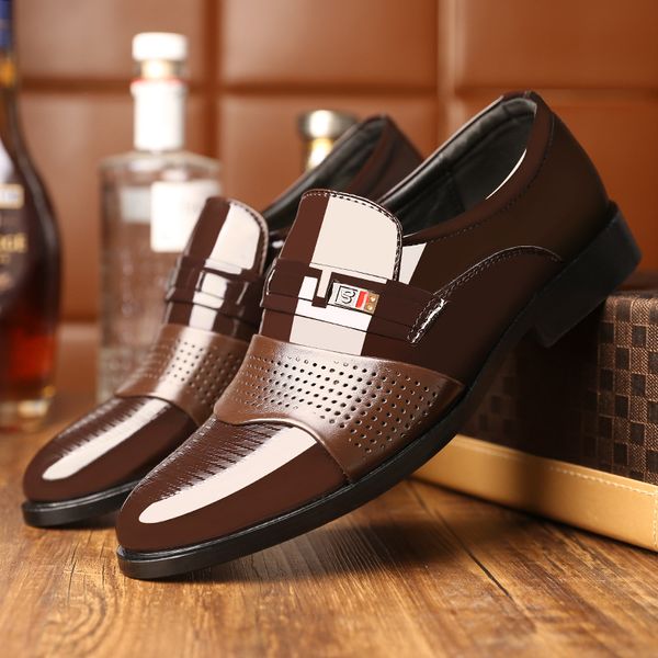 men's shoesleather boot scholar leather shoes hollow out 2019 new style summer formal wear business porous lea, Black
men's shoesleather boot scholar leather shoes hollow out 2019 new style summer formal wear business porous lea, Black
