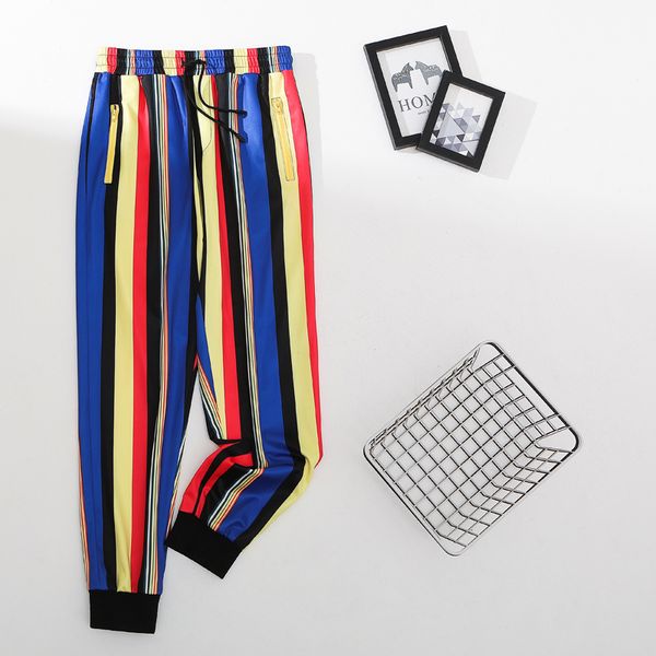 casual pants sweatpants men's nine points casual pants vintage pantalon stripe printed beam feet tide brand cargo trousers, Black
casual pants sweatpants men's nine points casual pants vintage pantalon stripe printed beam feet tide brand cargo trousers, Black