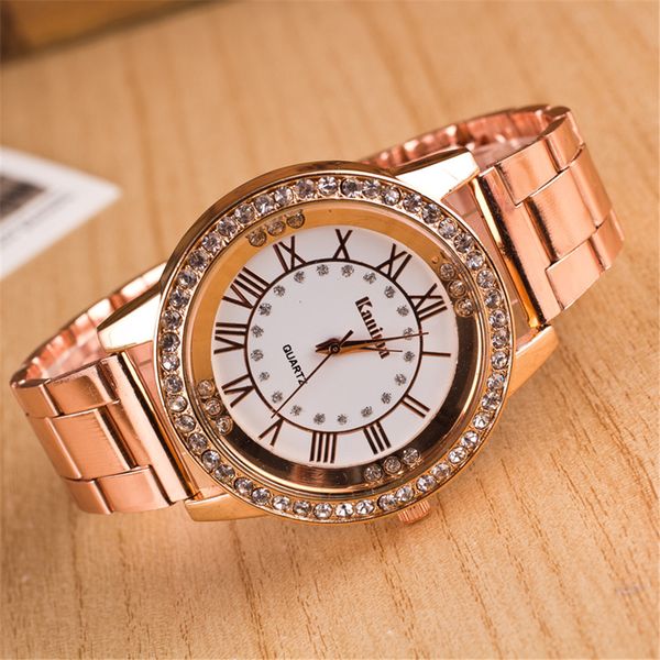 new fashion trend roman numerals full diamond alloy watch men and women luxury couple watch quartz, Slivery;brown
new fashion trend roman numerals full diamond alloy watch men and women luxury couple watch quartz, Slivery;brown