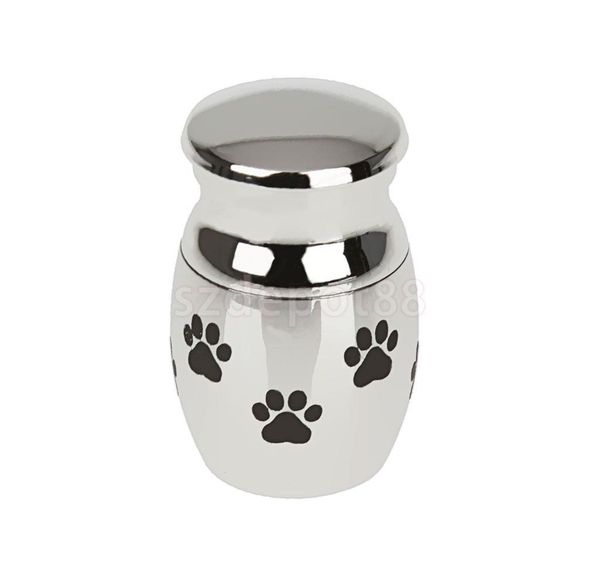 pet dog paw pattern stainless steel cremation urn ash holder memorial container pendant jewelry, Silver
pet dog paw pattern stainless steel cremation urn ash holder memorial container pendant jewelry, Silver