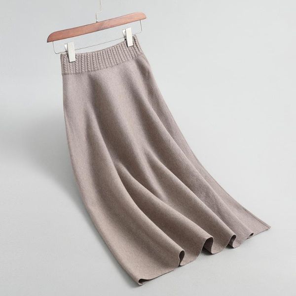 2020 high waist knitted winter a-line long fashion women autumn wool skirt faldas jupe femme saia, Black
2020 high waist knitted winter a-line long fashion women autumn wool skirt faldas jupe femme saia, Black