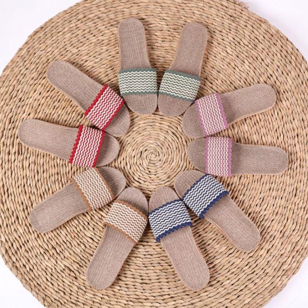 slippers sagace women couples flax casual slides 5 colors summer linen belt female sandals flip flops lovers indoor floor shoes, Black
slippers sagace women couples flax casual slides 5 colors summer linen belt female sandals flip flops lovers indoor floor shoes, Black