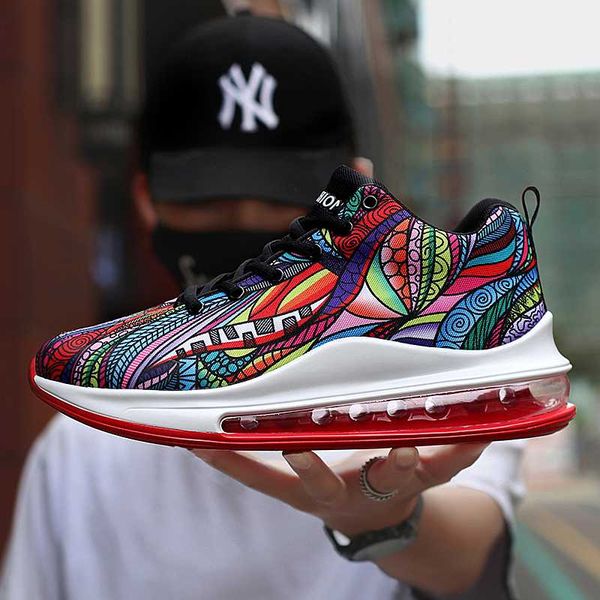 male's sneakers air cushion net cloth sport trainer sneaker men outdoor colorfull anti-slip hard wear footwear, Black
male's sneakers air cushion net cloth sport trainer sneaker men outdoor colorfull anti-slip hard wear footwear, Black
