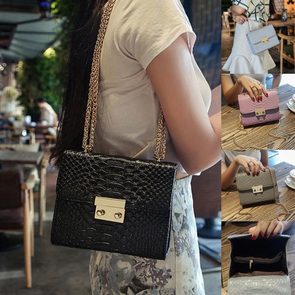 women bags messenger bag crocodile chain lock casual tote travel shoulder bag mini casual crossbody handbags bolsa feminina 2.12
women bags messenger bag crocodile chain lock casual tote travel shoulder bag mini casual crossbody handbags bolsa feminina 2.12