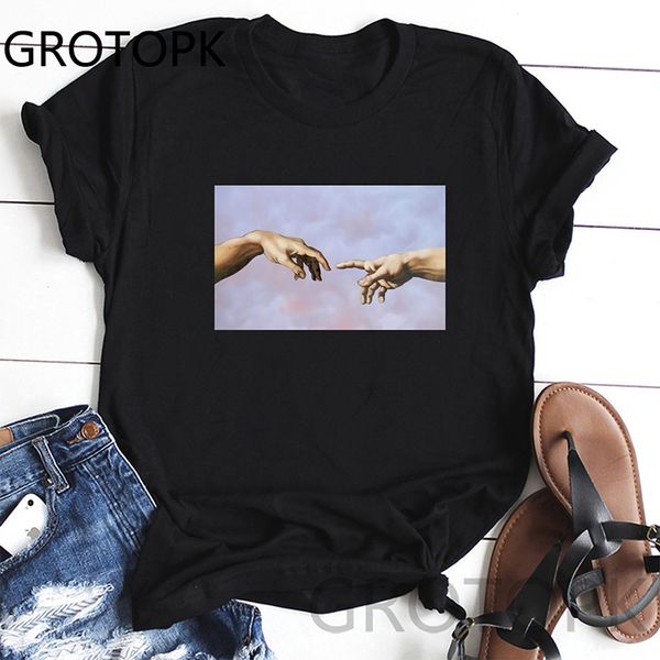 сотворение человека 90с harajuku printed женщин футболки повседневная лето с коротким рукавом с коротким рукавом футболка топы tumblr, White
сотворение человека 90с harajuku printed женщин футболки повседневная лето с коротким рукавом с коротким рукавом футболка топы tumblr, White