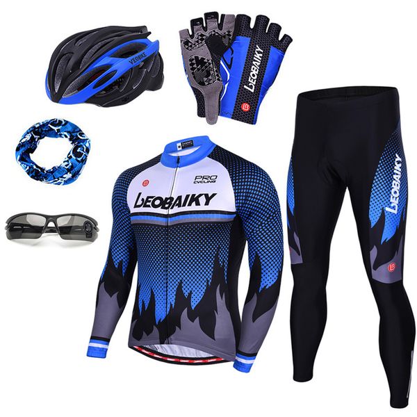 2019 brand pro team cycling jersey set men autumn long sleeve bicycle clothes padded mountain bike clothing mtb cycle accessoire, Black;blue
2019 brand pro team cycling jersey set men autumn long sleeve bicycle clothes padded mountain bike clothing mtb cycle accessoire, Black;blue