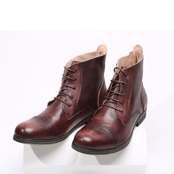 winter high shoes men boots warm genuine leather boots men non-slip ankle boots martin winter footwear, Black
winter high shoes men boots warm genuine leather boots men non-slip ankle boots martin winter footwear, Black