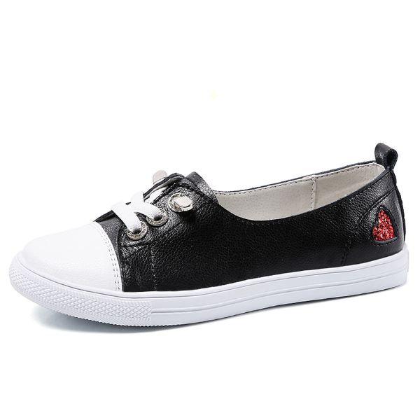 lady casual shoes soft leather board shoes fresh simple fashion wild small white shoe overshoe lazy comfortable breathable, Black
lady casual shoes soft leather board shoes fresh simple fashion wild small white shoe overshoe lazy comfortable breathable, Black