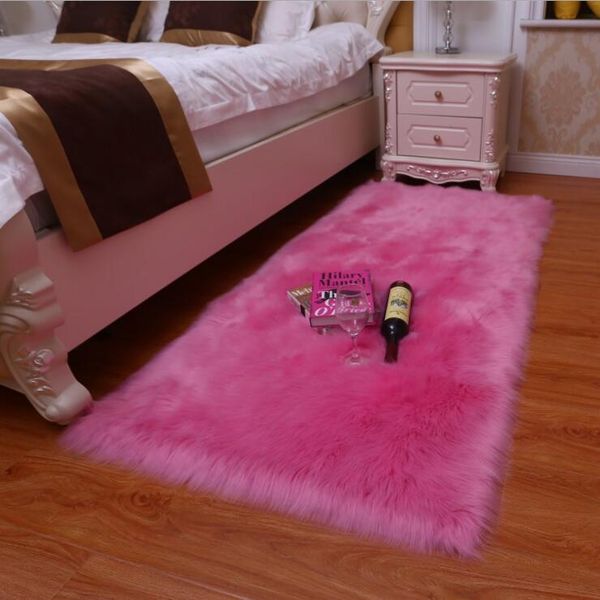 long plush faux wool soft living room sofa side carpet bedroom bedside full carpet floor foot pad showcase rectangle shape fuchsia
long plush faux wool soft living room sofa side carpet bedroom bedside full carpet floor foot pad showcase rectangle shape fuchsia