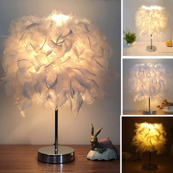 feather shade metal table lamp bedside desk vintage atmosphere night light christmas decor soft vintage bedroom study room
feather shade metal table lamp bedside desk vintage atmosphere night light christmas decor soft vintage bedroom study room