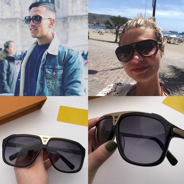 classic evidence millionaire sunglasses retro vintage men z0105e laser shiny gold frame style come with box, White;black
classic evidence millionaire sunglasses retro vintage men z0105e laser shiny gold frame style come with box, White;black