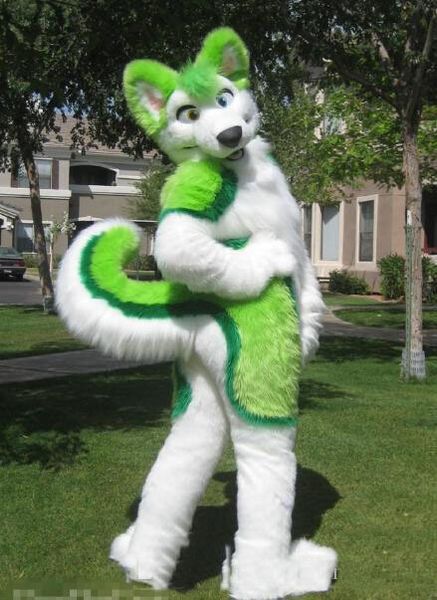 2019 factory new green husky fursuit mascot costume plush size halloween xmas party costumes, Red;yellow
2019 factory new green husky fursuit mascot costume plush size halloween xmas party costumes, Red;yellow