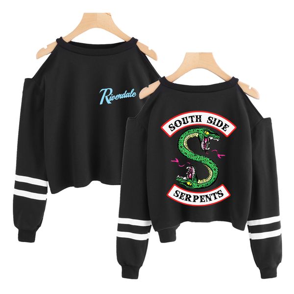 riverdale cropped sweatshirt harajuku south side serpent print crop sweatshirt for women off the shoulder clothing, Black
riverdale cropped sweatshirt harajuku south side serpent print crop sweatshirt for women off the shoulder clothing, Black