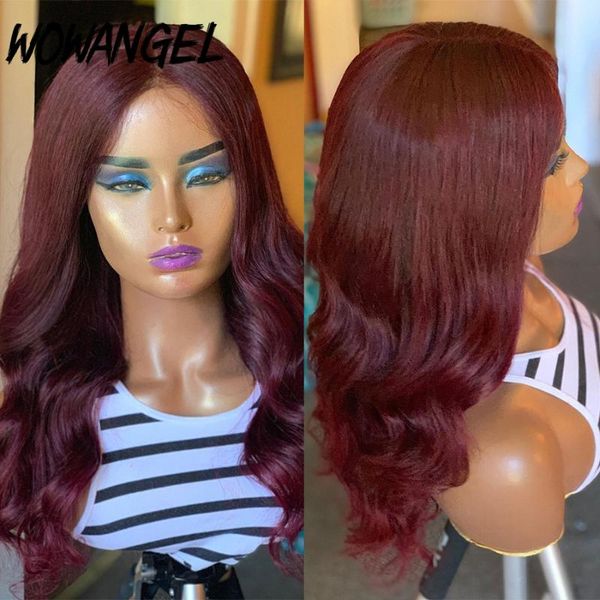 wowangel burgundy colored full lace human hair wig with baby hair body wave brazilian remy lace wig 150% density preplucked, Black;brown
wowangel burgundy colored full lace human hair wig with baby hair body wave brazilian remy lace wig 150% density preplucked, Black;brown