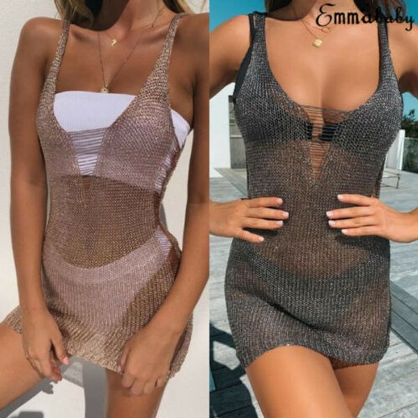 us women beachwear swimwear bikini beach wear cover up skirt ladies summer dress, Blue;gray
us women beachwear swimwear bikini beach wear cover up skirt ladies summer dress, Blue;gray