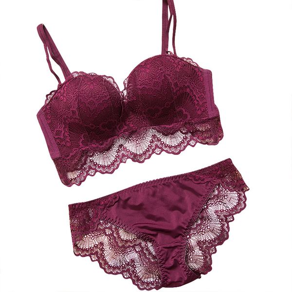 womens lingerie plus size bra set lace push up bra seamless bralette wire brassiere underwear set z0425, Red;black
womens lingerie plus size bra set lace push up bra seamless bralette wire brassiere underwear set z0425, Red;black