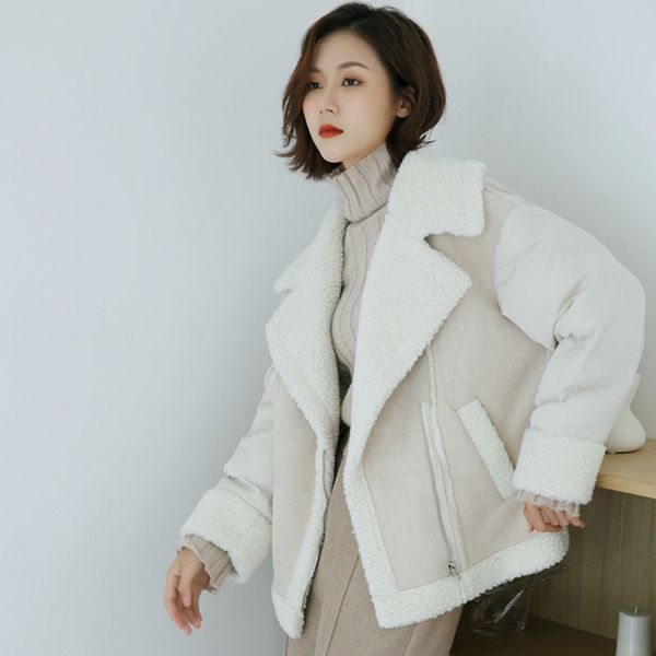 fashion women thick woolen coat lapel short paragraph parka plus velvet warm plus size cotton coat female winter jacket s041, Black
fashion women thick woolen coat lapel short paragraph parka plus velvet warm plus size cotton coat female winter jacket s041, Black