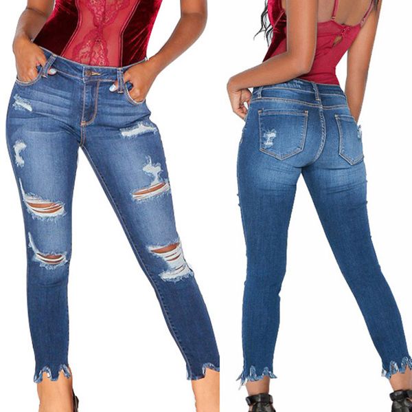 women jean high waist stretch hole denim leggings skinny slim fitness pants trousers retro ripped jeans mom jeans mujer @35, Blue
women jean high waist stretch hole denim leggings skinny slim fitness pants trousers retro ripped jeans mom jeans mujer @35, Blue