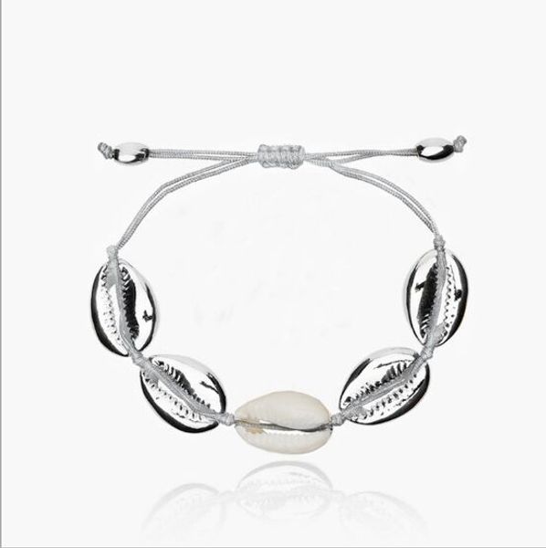 1pc cowrie shell bracelet femme adjustable boho macrame friendship real seashell bracelet mothers day jewelry gift 7692, Golden;silver
1pc cowrie shell bracelet femme adjustable boho macrame friendship real seashell bracelet mothers day jewelry gift 7692, Golden;silver