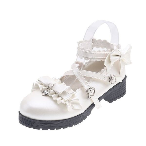 the spring and autumn new japanese cute little shoes lolita shoes low heel round head shallow mouth soft sister lolita, Black
the spring and autumn new japanese cute little shoes lolita shoes low heel round head shallow mouth soft sister lolita, Black