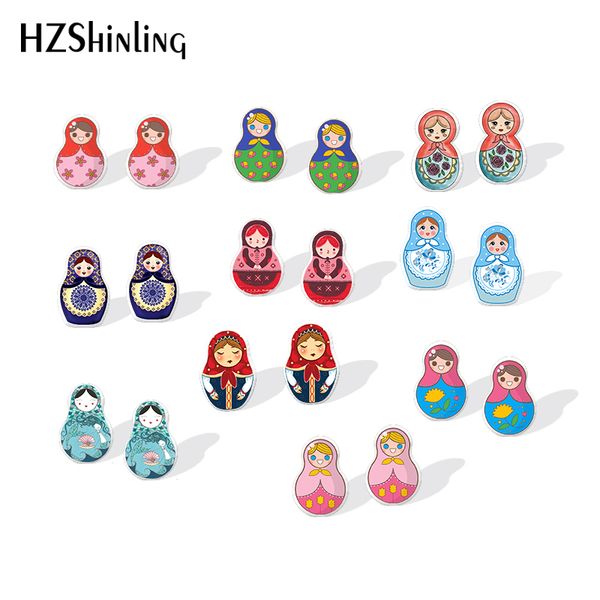 2020 new cartoon russian doll shrinky dinks earring russian dolls silver earring art plastic earring epoxy stud earing, Golden;silver
2020 new cartoon russian doll shrinky dinks earring russian dolls silver earring art plastic earring epoxy stud earing, Golden;silver