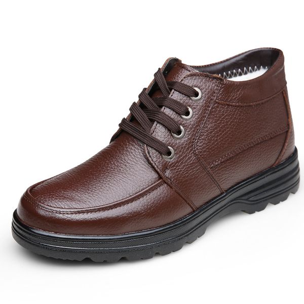 layer cow leather man shoes for winter men genuine leather cotton boots men cowskin snow boots thick plush footwear zy638, Black
layer cow leather man shoes for winter men genuine leather cotton boots men cowskin snow boots thick plush footwear zy638, Black