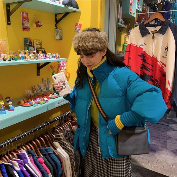 make firm offers to han edition thread splicing more favors big pocket bread cotton-padded jacket, Black
make firm offers to han edition thread splicing more favors big pocket bread cotton-padded jacket, Black