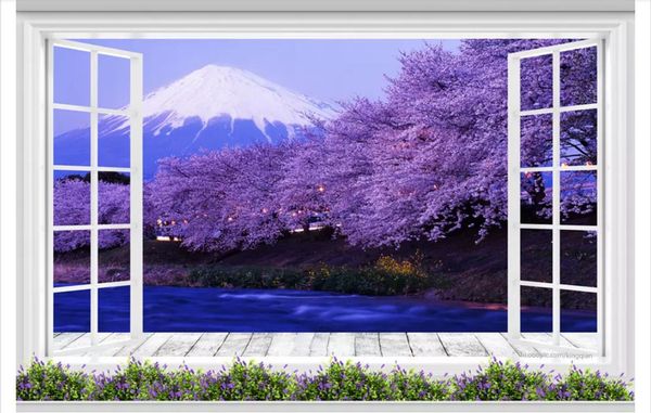 papel de parede custom 3d p mural wall paper floor-to-ceiling windows mt. fuji cherry blossom landscape 3d tv sofa background wall
papel de parede custom 3d p mural wall paper floor-to-ceiling windows mt. fuji cherry blossom landscape 3d tv sofa background wall