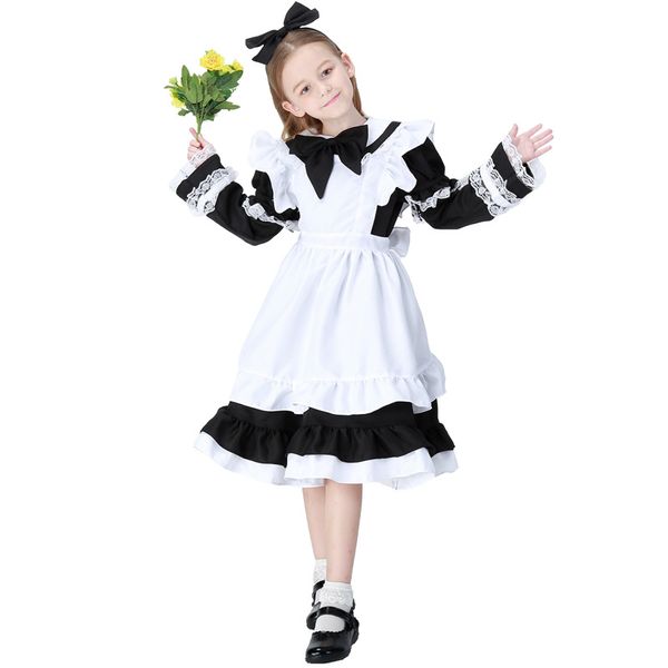 girls alice in wanderland lotia collection maid costumes cosplay for children waiter party dres size s-xxl, Blue
girls alice in wanderland lotia collection maid costumes cosplay for children waiter party dres size s-xxl, Blue