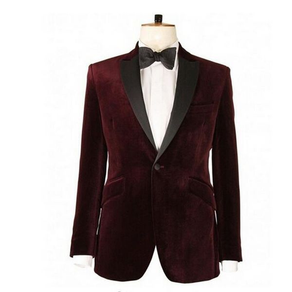 luxury lapel black satin lapel men suit jacket formal male burgundy velvet blazer single breasted formal prom party coat, White;black
luxury lapel black satin lapel men suit jacket formal male burgundy velvet blazer single breasted formal prom party coat, White;black
