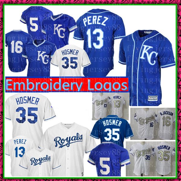 35 Eric Hosmer Kansas City 35 Royals Jersey 13 Salvador Perez Baseball Jerseys Free Shipping Embroidery Logos 2020
35 Eric Hosmer Kansas City 35 Royals Jersey 13 Salvador Perez Baseball Jerseys Free Shipping Embroidery Logos 2020