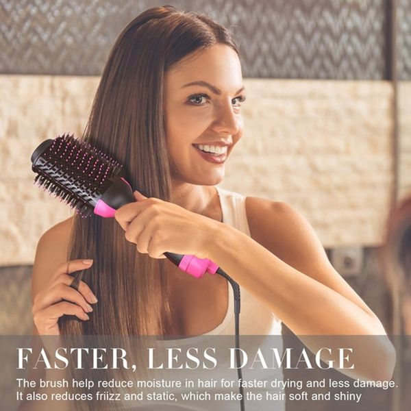 2-in-1 rotating one step hair dryer & volumizer hair straightener brush air comb styling professional salon blow dryer brush
2-in-1 rotating one step hair dryer & volumizer hair straightener brush air comb styling professional salon blow dryer brush