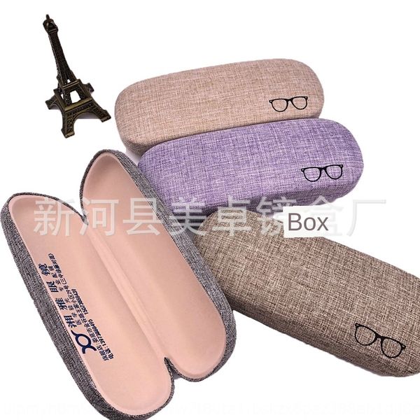 fine linen small case case myopia clear new shuttle glasses box fabric optical myopia glasses box can be fixed
fine linen small case case myopia clear new shuttle glasses box fabric optical myopia glasses box can be fixed