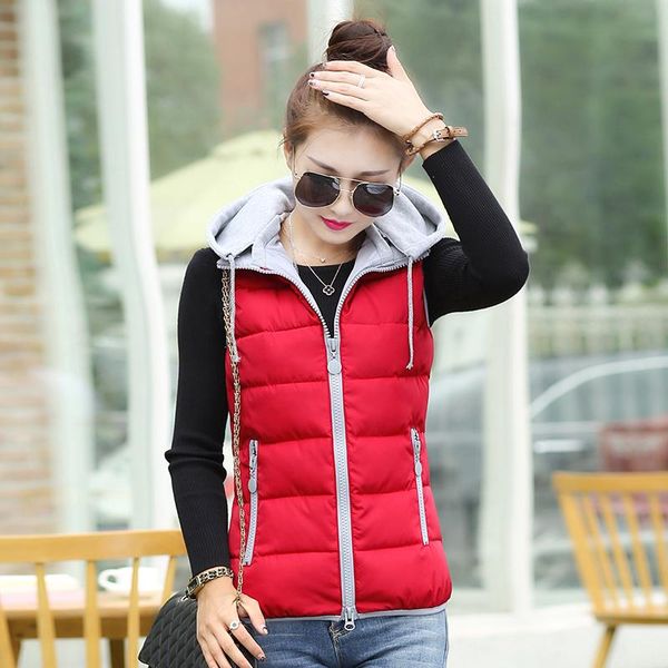 spring autumn winter design down cotton-padded short jacket vest women's slim 12 colors m-3xl cute waistcoat wholesale, Black;white
spring autumn winter design down cotton-padded short jacket vest women's slim 12 colors m-3xl cute waistcoat wholesale, Black;white