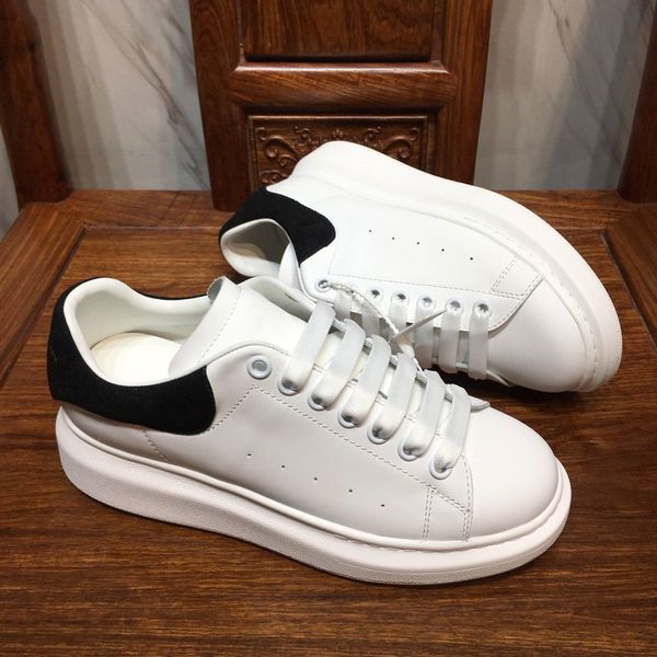 2019 new designer women/men casual shoes white with black genuine leather flat bottom ing
2019 new designer women/men casual shoes white with black genuine leather flat bottom ing