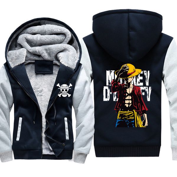 the new brand winter jacket mens luffy anime logo male models with velvet warm hoodies streetwear men one piece anime jacket, Black;brown
the new brand winter jacket mens luffy anime logo male models with velvet warm hoodies streetwear men one piece anime jacket, Black;brown