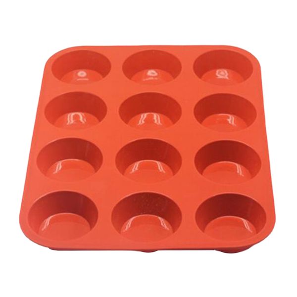 12-cup silicone muffin trays cupcake baking pans, non stick & microwave safe
12-cup silicone muffin trays cupcake baking pans, non stick & microwave safe