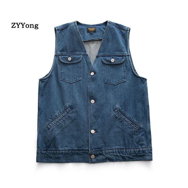 2020 cotton men denim vest coat v-neck single-breasted multi-pocket sleeveless jacket youth blue cowboy waistcoat, Black;white
2020 cotton men denim vest coat v-neck single-breasted multi-pocket sleeveless jacket youth blue cowboy waistcoat, Black;white