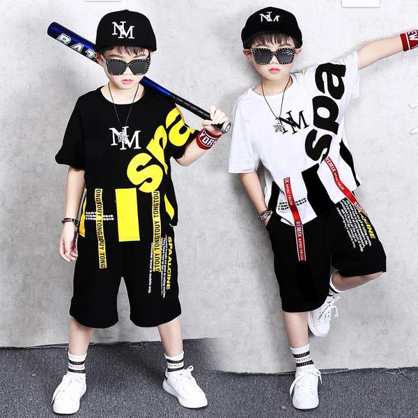 boys summer sports hip-hop clothes suit kid short-sleeved shirt shorts festival performance clothes round neck t-shirt 5-15 years old 2 sets, White
boys summer sports hip-hop clothes suit kid short-sleeved shirt shorts festival performance clothes round neck t-shirt 5-15 years old 2 sets, White