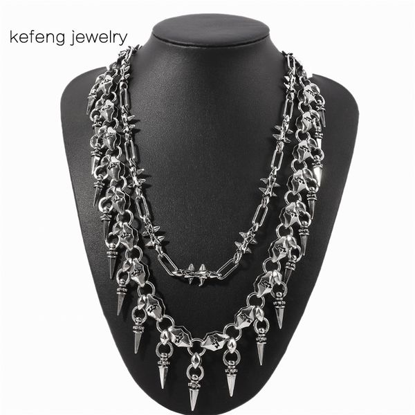 maxi punk big necklace men gothic skeleton skull necklaces & pendants geometric conical clavicle heavy metals chain necklace, Golden;silver
maxi punk big necklace men gothic skeleton skull necklaces & pendants geometric conical clavicle heavy metals chain necklace, Golden;silver