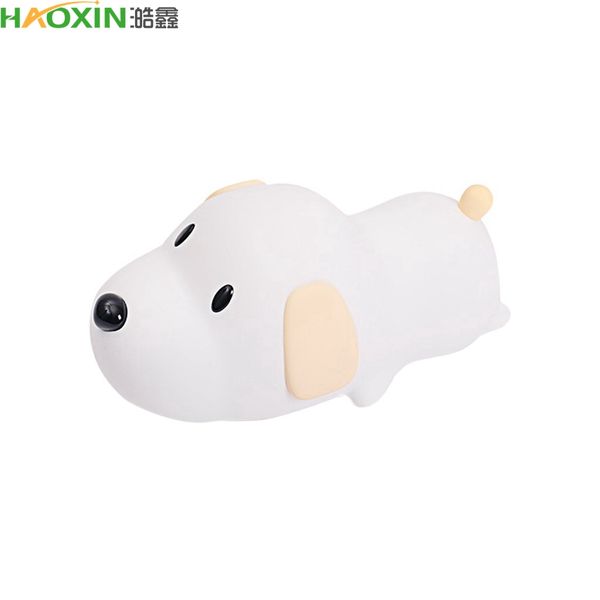 haoxin dog dimmable led night light lamp touch silicone puppy cartoon for baby children kids gift bedside bedroom living room decoration
haoxin dog dimmable led night light lamp touch silicone puppy cartoon for baby children kids gift bedside bedroom living room decoration