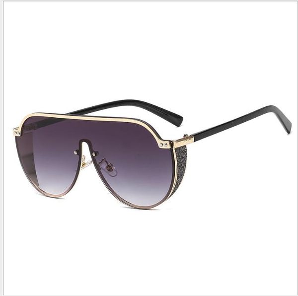 new european and american women's sunshade glasses large frame retro sunglasses clam glasses, White;black
new european and american women's sunshade glasses large frame retro sunglasses clam glasses, White;black